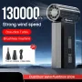 Mini Turbo Fan 130,000PM Peak 35 m/s Wind Speed 2000mAh Battery 4 Speed Settings Cordless Powerful Hair Dryer and Dust Remover