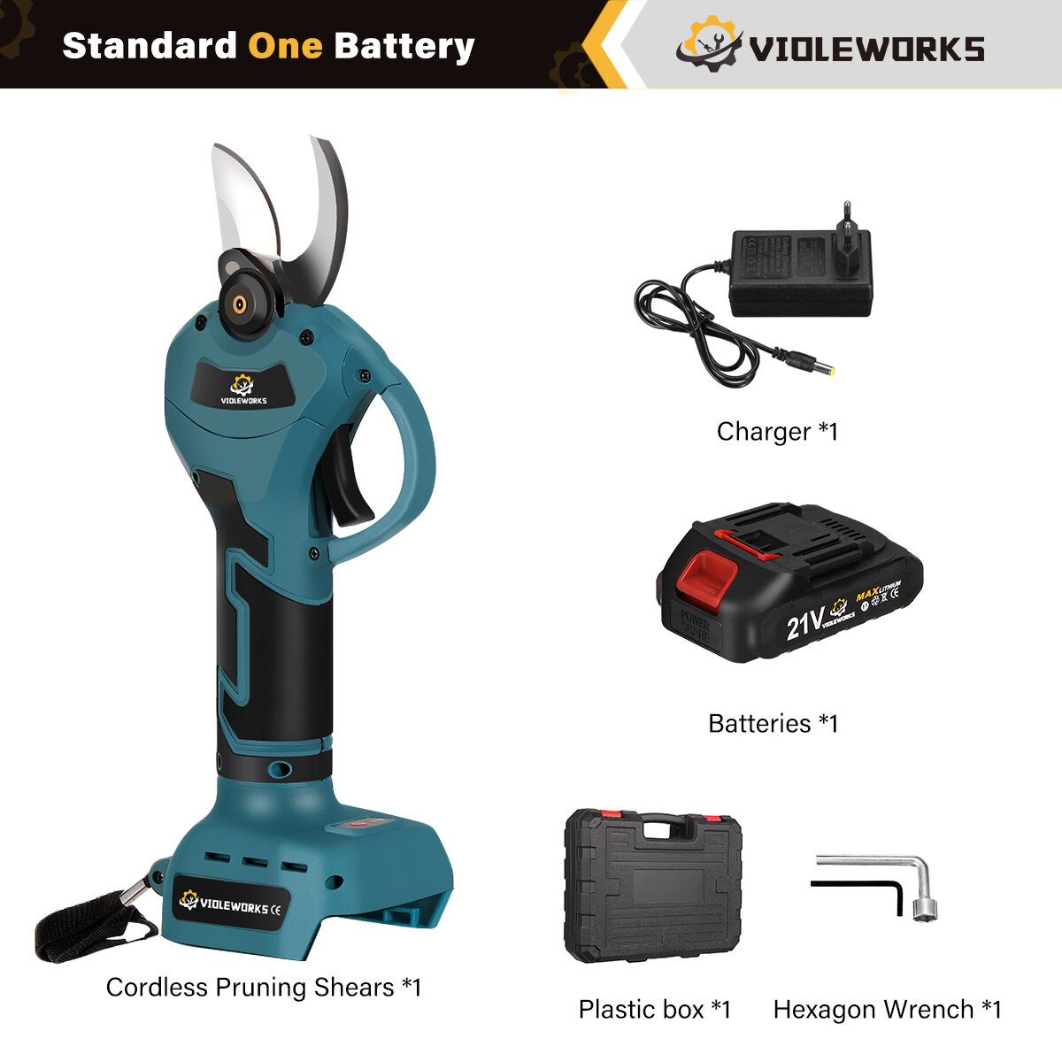 1 Battery & EU Plug