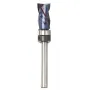 Blue Nano Coated High-End Milling Cutter Hard Alloy Extended Shaft Versatile Woodworking Tool Superior Precision Sturdy Design