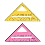 Carpenter Triangle Square Measuring Ruler 45 Degree Ruler Woodworking Scriber Angle Ruler For Woodworking