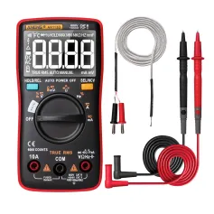 ANENG AN113D Intelligent Auto Measure True- RMS Digital Multimeter 6000 Counts Resistance Diode Continuity Tester Temperature AC/DC Voltage Current Meter Upgraded from AN8002