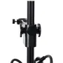 HAYEAR Aluminum Digital Microscope Stand Industrial Camera Monocular Lens Lift Repair Workbench Black