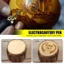 Electric Soldering Iron Pen 50W High Temperature Pyrography Tool 0-1000°C Adjustable Wood Burning Machine Carving and Soldering Electrocautery Pen