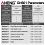 ANENG GN601 Moisture Meter - Accurate and Fast Water Content Testing without Battery - High Precision Moisture Analyzer for Wood Paper Grain and More