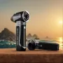 160,000RPM Peak Mini Turbo Fan Electric Dust Blower High Speed Brushless Motor 52m/s Wind 3 Speed Adjustable Handheld Violent Fan