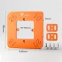 Woodworking Router Corner Templates Jig Set R10-R50 Premium 8mm Insulated Material Laser-Cut Precision Fixing Holes and Screws