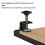 BOHAN Cutting Machine Positioning Fence Aluminum Alloy 1280mm/2560mm Adjustable Clamp Range Precision Guide Track for Woodworking
