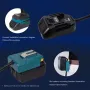 1.5m EU Plug Battery Extension Cord Tool Suitable for Makita for DeWalt 18V Lithium Batteries