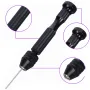 Drillpro 36 Pieces Hand Drill Set Include Pin Vise Hand Drill Mini Drills and 0.5-3.0mm HSS Drills and 0.3-1.2mm PCB Drill for Craft Carving DIY