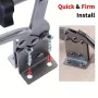Toggle Clamp Stainless Steel Quick-Release Horizontal Clamp Adjustable Anti-Slip Hold Down Clamp For Woodworking Welding