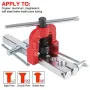 CT-2020 CT-2010 Copper Pipe Flaring Tool Metal Tube Expander Reamer Multi Size Metric Inch Air Conditioner Installation Auto Repair