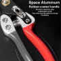 Steel Sheep Shears 31.5cm Professional Animal Trimming Scissors Anti-Slip Handle Forged Quenching Technology Heavy Duty Scissors for Leather
