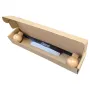 1pc Draw Knife Straight Shave Knife With High Carbon Steel Blade Wooden Handle Pull Knife Woodworking Debarking Hand Tool For Logs and Fence Posts