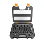 5/6/10pcs Woodworking Hole Opener Set Blue Carbide Adjustable Opener Drilling Wood Hinge Drill Bits Detachable Strong Back Plate 15-35mm