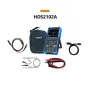 OWON HDS2102A Automotive Diagnostic Oscilloscope 100MHz Bandwidth 500MSa/s Sampling Rate 2 Channels Multimeter CAN LIN Waveform Library Portable Rechargeable Battery