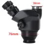 Trinocular Head 3.5X-100X Simul Focal Continuous Zoom Stereo Microscope WF10X/22mm Eyepiece For Phone PCB CPU Soldering Repair