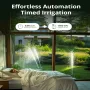 SONOFF SWV Zigbe 3.0 Smart Water Valve IP55 Automatic Sprinkler Controller 6V Wireless Alexa Google Control With Long-Lasting Battery