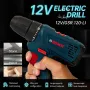 GSR120-LI Cordless Electric Drill 12V Lithium-Ion 2-Speed Adjustable High Torque Lightweight Power Tool for Wood and Metal Drilling No Battery No Charger