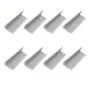 T Slot Panel Brackets Compatible 8pcs for 2020 Aluminum Extrusion Frame Quick Connect System for Industrial Shelves DIY Furniture Cabinets Doors