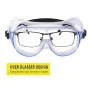 Anti-Fog Safety Goggles Industrial Grade Protective Glasses Clear Polycarbonate Lens Scratch Resistant Adjustable Strap Chemical Splash