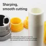 6pcs Thread Maker Tools Kit Plastic Pipe Thread Die Kit Plumbing Thread Tools Water Pipe Die Tap Wrench Set Tool Plumbing Repair