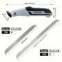 Multi-Blade Hand Saw Ergonomic Handle Stainless Steel Blades for Wood Bamboo Ice Frozen Bone Cutting Quick Change Design Fit S1122D and S1211K