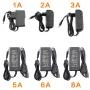 1PCS 24V Universal Power Supply Adapter AC 100-240V Input High Precision Output LED Driver Charger with Safety Features Energy Efficient