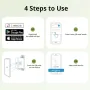 SONOFF SWV Zigbe 3.0 Smart Water Valve IP55 Automatic Sprinkler Controller 6V Wireless Alexa Google Control With Long-Lasting Battery