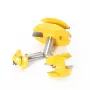 LAVIE 3PCS 45 Degree Lock Miter Router Bit Set 1/4 Inch 1/2 Inch 6mm 8mm 12mm Shank Tungsten Carbide Blades for Wood Slotting Tenoning Panel Joining