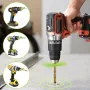 Drill Hole Position Light Locator Plastic Drill Guide Light Locator No Blocking Viewing Drill Bit Hole Punching Light Locator