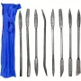 8PCS Double Ended Wood Carving File Kit Metal Riffler Wood Rasp Set Special Shaped Tools Perfect for Grinding Shaping and Refining Surfaces