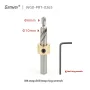 Ganwei Step Drill M6 M8 High Quality Steel Drill Bit Set 6mm 8mm 10mm 14mm Aluminum Profile Advanced Knurled Adapter Rings