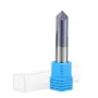 Drillpro 2 Flutes 90 Degree 2-12mm Carbide Chamfering Cutter End Mill HRC45 Milling Cutter