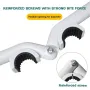 Adjustable Kitchen Bathroom Basin Wrench Tap Tool ABS Material Fits 21.5mm to 27mm Inner Rubber Coating for Plumbing Repair