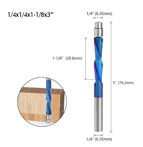 6.35mm shank down