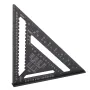 12-inch Aluminum Alloy Triangle Ruler with Protractor Scriber and Sawtooth Guide Multifunctional Tool