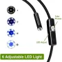 2M 7MM Endoscope Camera USB Type C Mobile Probe Borescope Inspection Endoscopic For Android Smartphone For Cars Endoscope Camera