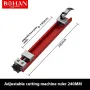 Adjustable Circular Saw Guide Edge Aluminum Alloy Easy Woodworking Cutting Tool Freely Adjustable Accurate Cutting Width Smooth Finish Universal Compatibility