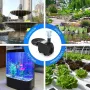 30W Ultra Quiet Submersible Water Pump 550GPH High Lift for Aquariums Fish Tanks Ponds Hydroponics Statuary with 3 Nozzles US/EU Plug Option