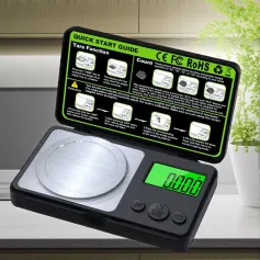Apex Precision Digital Scale 0.001g High Accuracy for Jewelry Herbs Kitchen and Lab Tasks with LCD Display