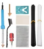 Car Bumper Repair Electric Soldering Iron Thermal Stapler Leather Ironing Tool Smoothing Tool With PP Glue Stick Plastic Repair