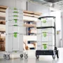 FESTOOL SYS-RB Rolling Tool Board Rolling Cart 100kg Load Capacity 360 Degree Rotating Wheels Lockable Heavy Duty Flat Surface for Construction Sites Workshops Material Transport