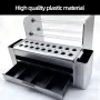Mobile Phone Screwdriver Storage Box Multi-Functional Compartments Portable Design Tool and Component Organizer High-Quality Plastic