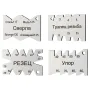 Angle Gauge Wire Cutting Stainless Iron Carbon Steel Tool Setting Template Thread Nickel Plated Carpenter Gauging Measuring Tool