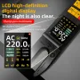 BSIDE U5 Digital Clamp Multimeter True RMS TFT Screen AC DC Voltage Current Tester Non-Contact Voltage Detection Rechargeable Multimeter Professional Electricity Measurement Tool