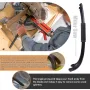 Miter Saw Hold Down Stick Injection Molded Safety Tool Rubber Grip Lightweight Design Wood Cutting Push Stick Rubber Feet Woodworking Accessories 18 Inch Long Versatile Holder for Small Parts