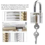 Professional Locksmith Toolkit Reliable Metal Practice Tools Set Ideal for Padlocks DIY Hand Hardware Kit