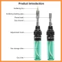 4 In 1 Portable Soldering Iron Set Welding Pen Burner Blow Torch Gas Soldering Iron Cordless Butane Tip Tool