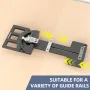 ENJOYWOOD Adjustable Multi-Angle Track Saw Guide Square Guide -60° to 60° Quick Positive Angle Stop Compatible with Makita Festool Track Saw Rail