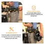 Tool Belt Clip Fits for TOU-CT Models ClipTech Pouches Strong Plastic Material Quick Release Design Wall Mountable